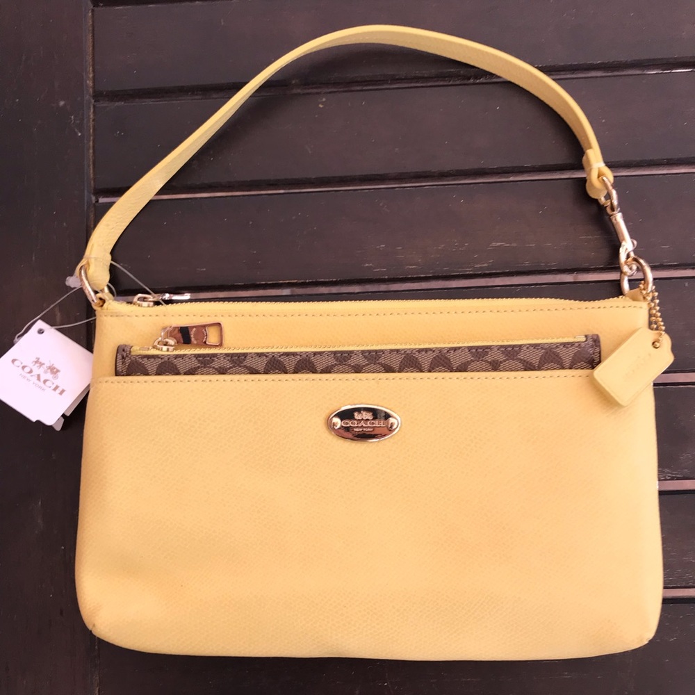 Coach Wallet Clutch Wristlet or Shoulder Carry